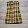 Hollister 'Social Tourist' Yellow Tartan Mini Strapless Dress Image 2