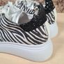 Womens Marco Moreo Zebra Print Platform Trainers Runners Size Uk 5.5 Eu 38.5 Please Read Description (AT1) Image 9