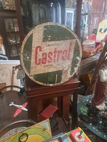 Vintage Original Castrol Sign