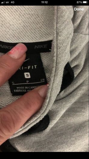 Mens Nike hoodie size S