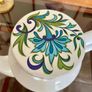 Vintage Midwinter Spanish Garden Teapot Jessie Tait MCM Floral Ceramic Image 5