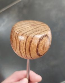 Bass Drum Beater - Zebrano