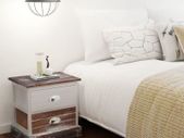 Bedside Cabinets 2 pcs Brown and White