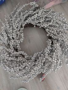 Christmas Wreath in Silver from The Orchard Garden Centre