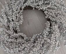 Christmas Wreath in Silver from The Orchard Garden Centre