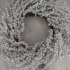 Christmas Wreath in Silver from The Orchard Garden Centre