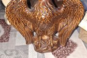 Vintage Mid-Century Ceramic American Bald Eagle Statue