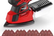 Electric Mouse Sander, 130W 14000RPM 230V Detail Sander with 12Pcs Sandpapers, Hand Sanders for Wood with Dust Collector, Compact Sanding Machine (FREE POSTAGE)