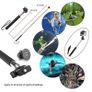 Selfie Pole Stick Monopod Holder Extendable Handheld for GoPro Hero 3 4 SJ4000 SJ5000 SJ9000 4K Action Sports Waterproof Digital Camera Image 2
