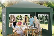 Waterproof 3x3m Gazebo with 4 Side Walls