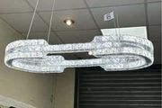Led Crystal Chandelier Stainless Steel.
