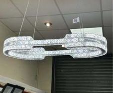 Led Crystal Chandelier Stainless Steel.