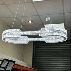 Led Crystal Chandelier Stainless Steel.