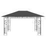 Gazebo with Mosquito Net and String Lights 4x3x2.73 m Anthracite 180 g/sq.m Image 5
