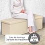 BRAND NEW Storage Benches Foldable Stool with Storage Space Home Sofa Image 5