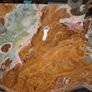 Antique Marble-Topped Console Table Image 3