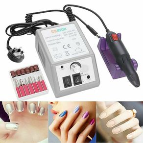 Electric Nail-File Drill Portable Professional Manicure Pedicure Machine Set Kit