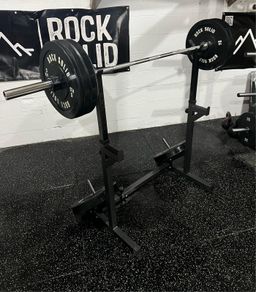 Home Gym Bundle (squat rack, barbell, weights)