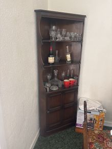 Ercol corner cabinet