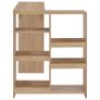 Bar Table with Moveable Shelf Oak 138x40x120 cm Image 5