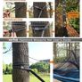 NEW SALE | Camping Hammock with Mosquito Net, Double & Single Lightweight Portable Hammocks with Tree Straps, Parachute Hammock for Camping, Backpacking, Traveling & Hiking Image 4