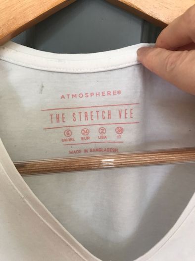 Pennys girls white shirt sleeved T-shirt size 6