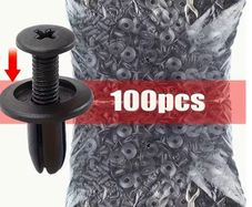 100pcs Automotive Fastener Clip Set, Door Fender Rivet Fixing Clips, Snap-On Tools, Body Bumper Trim Fixing Accessories