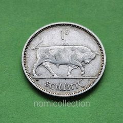 Ireland 1940 year Silver Shilling Low Mintage.