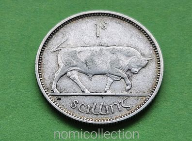 Ireland 1940 year Silver Shilling Low Mintage.