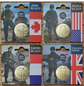 France 0.25 Euro Base Metals Uncirculated Coin 2024 D-DAY 80th anniversary