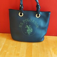 U.S. Polo Assn women's navy handbag