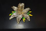Vintage Lily Blossom Brooch