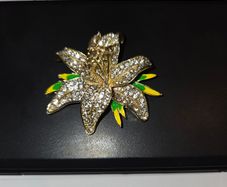 Vintage Lily Blossom Brooch
