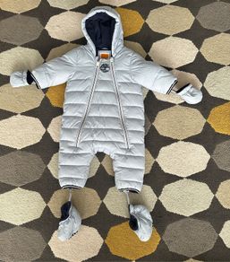 Timberland Baby Snowsuit Light blue