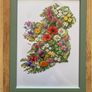 Floral Ireland Art Print Image 4
