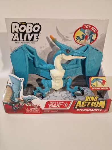 ZURU Robo Alive Dino Action Pterodactyl  Robotic Dinosaur Toy with Roar & Wing Movement