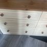 Cream and Pine chest and matching lockers. Image 3