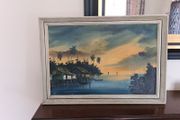 vintage oriental picture