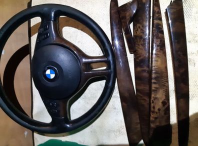Bmw E53 X5 3.0 2003-2006 Interior Dashboard Trim Wood Effect Set