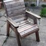 Wooden Garden Chair Image 3