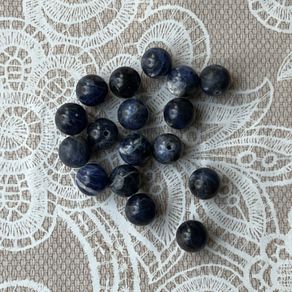 Beads jewellery making crafts natural gem stone sodalite 12 mm