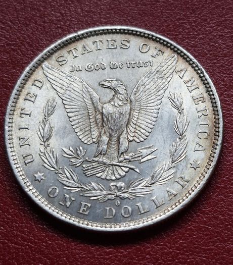 USA 1881 O New Orleans Morgan One Silver Dollar Coin in excellent condition