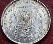 USA 1881 O New Orleans Morgan One Silver Dollar Coin in excellent condition