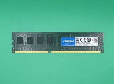 4GB Crucial DDR3 1600MHz Desktop RAM