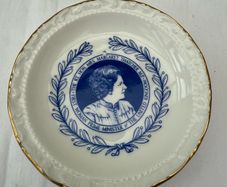 Vintage Royal Doulton Margaret Thatcher pin dish plate 1980's