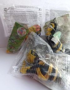 Bee Movie McDonalds Happy Meal Toys