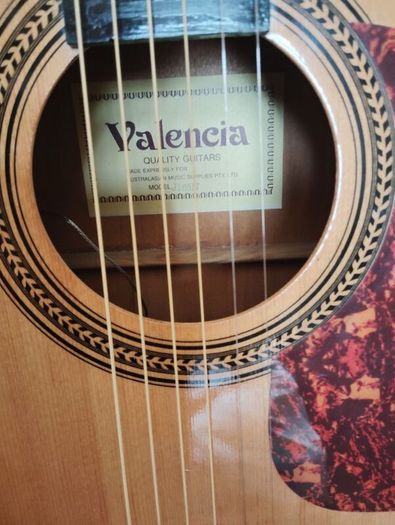 Valencia semi acoustic guitar