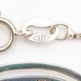 Vintage Sterling Silver Modernist Necklace Image 5
