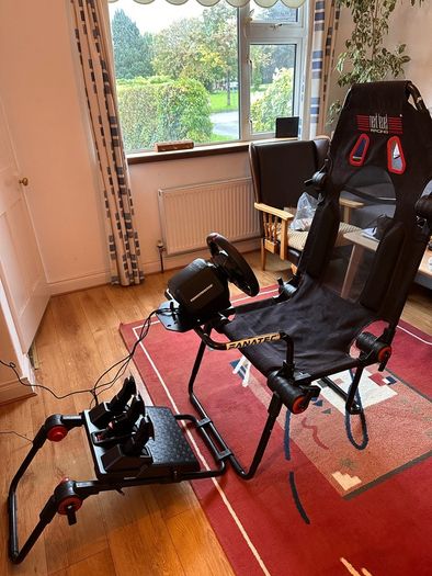 Thrustmaster T248R Racing Wheel & Pedals + Next Level Racing F-GT Lite Cockpit
