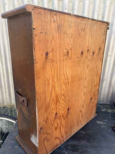 Antique Industrial School woodwork cabinet c1920